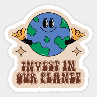 Invest In Our Planet Sticker